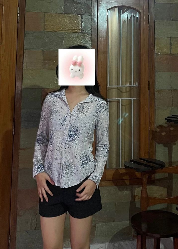 Women's Printed Long Sleeve Shirt