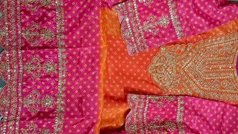 Gorgeous Pink &amp; Orange Dress suits