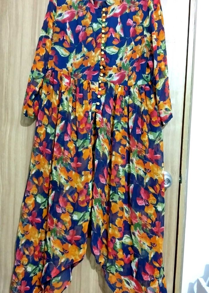 Floral Print Kurta