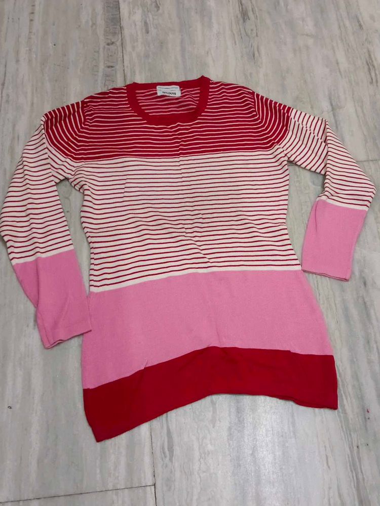 Striped Knit Sweater