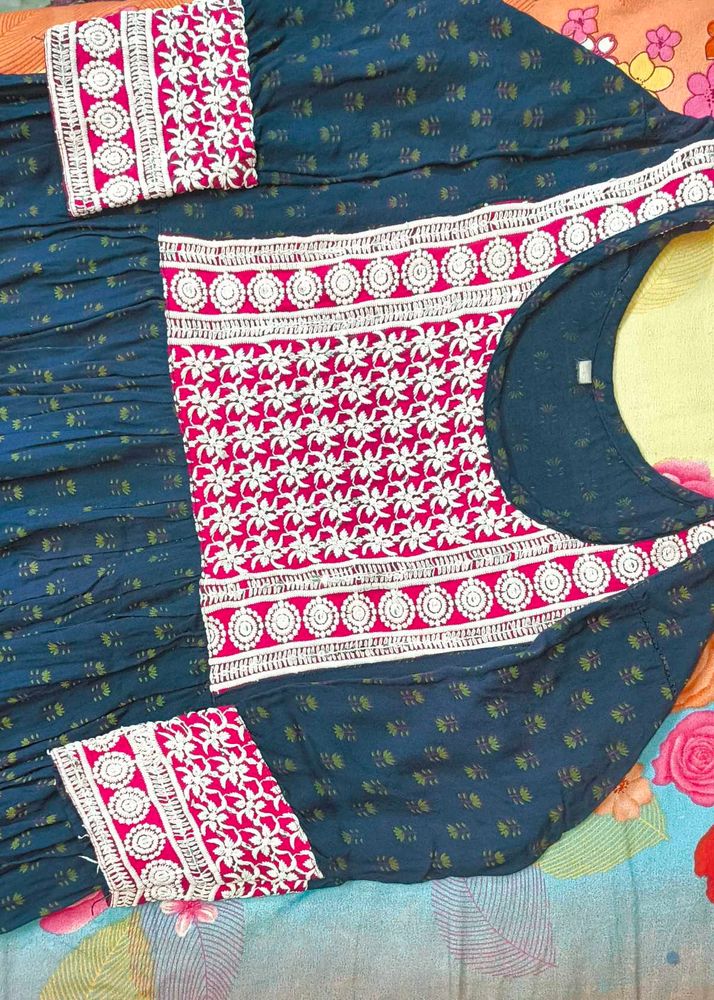 Anarkali With Embroidery Work