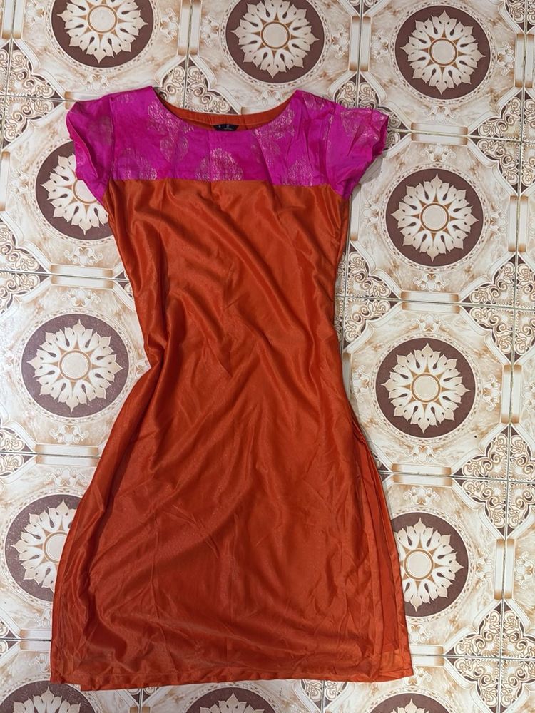 Pink &amp; Orange Dress