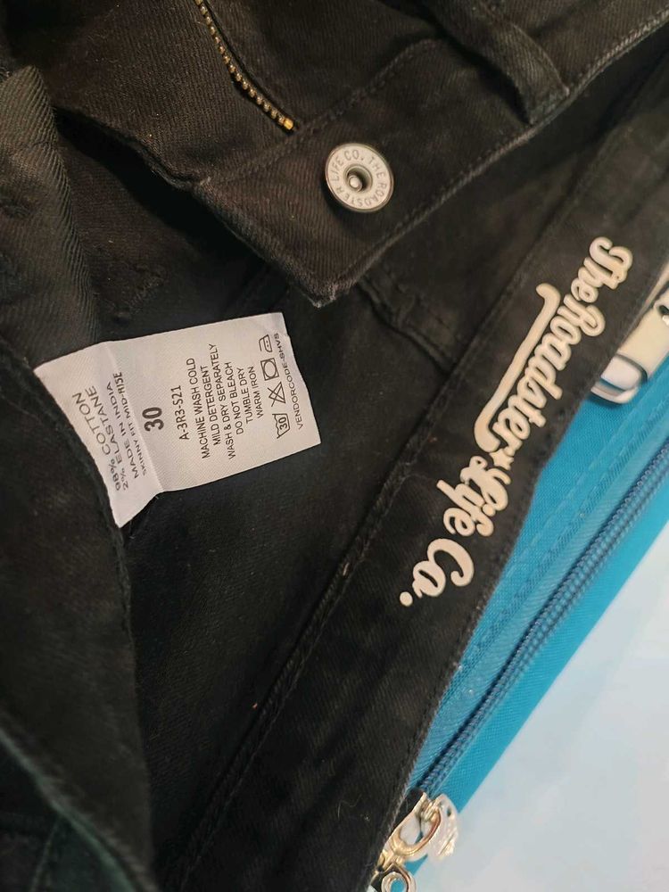 Roadster Black Jeans