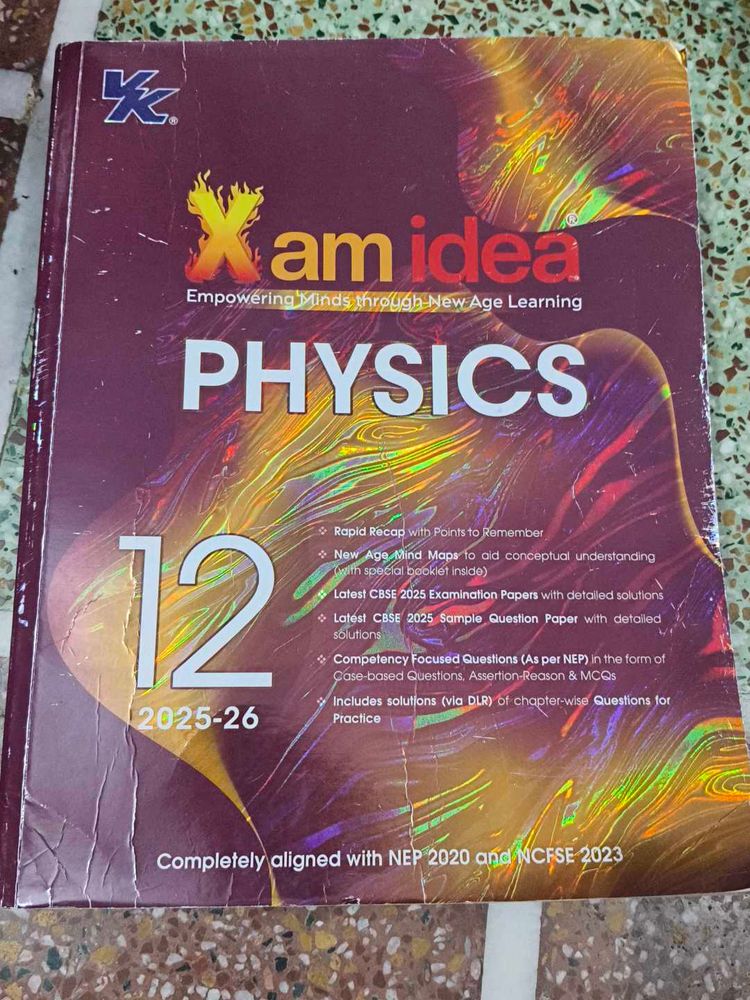 Xam Idea Physics Class 12 for 2025-26