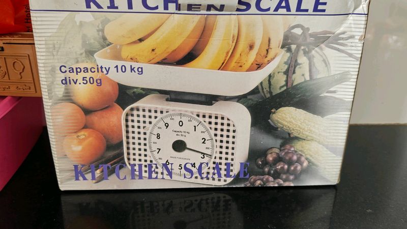 Kitchen Weight Scale Runs Without Battery With Adj