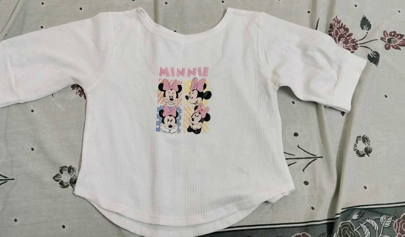 Cute Minnie Mouse Top for Girls