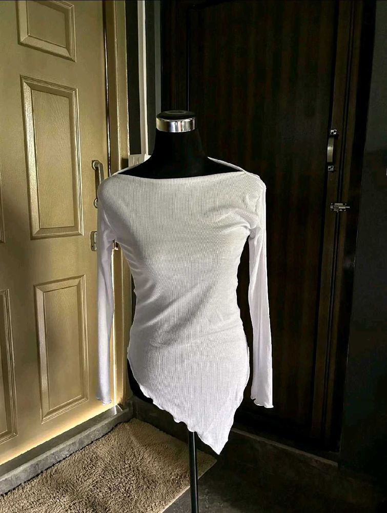 Chic White Corset Top