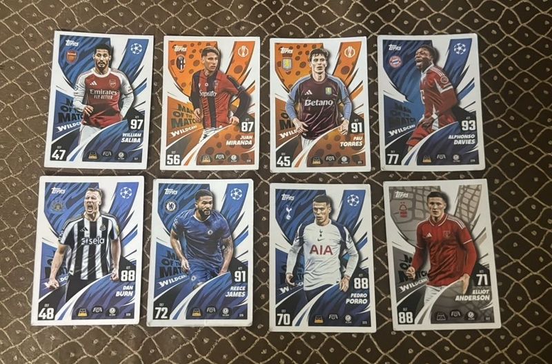 TOPPS MATCH ATTAX CARDS