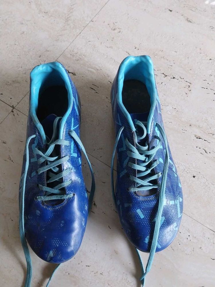 Blue Football Cleats/ Stud