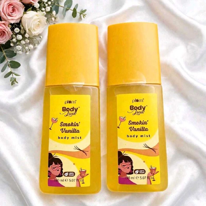 Plum BodyLovin' Smokin' Vanilla Body Mist | New 2