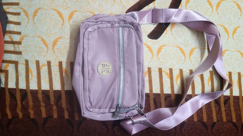 Stylish Lavender Crossbody Bag