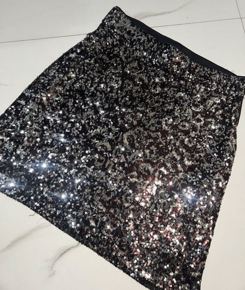 Sparkling Sequin Mini Skirt