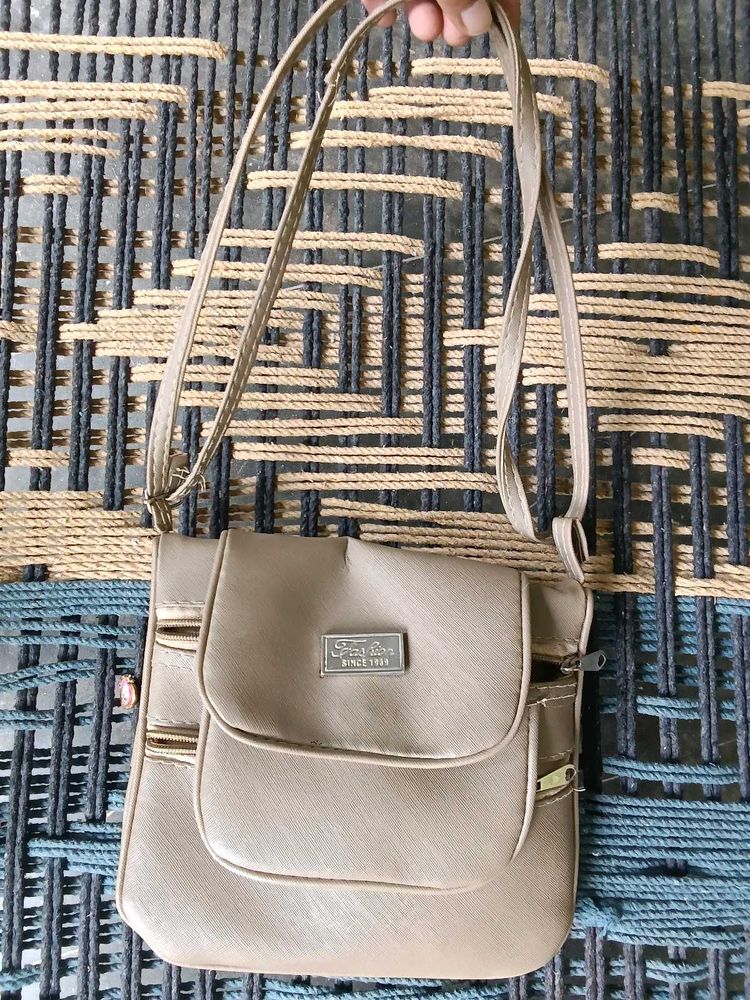 multi -zip crossbody sling bag with flap