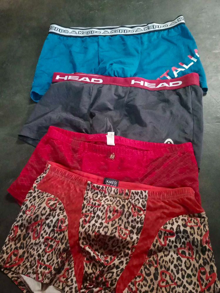Assorted Men's Boxers - Pack of 4