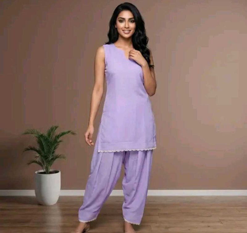 Farshi style Cord set kurta se