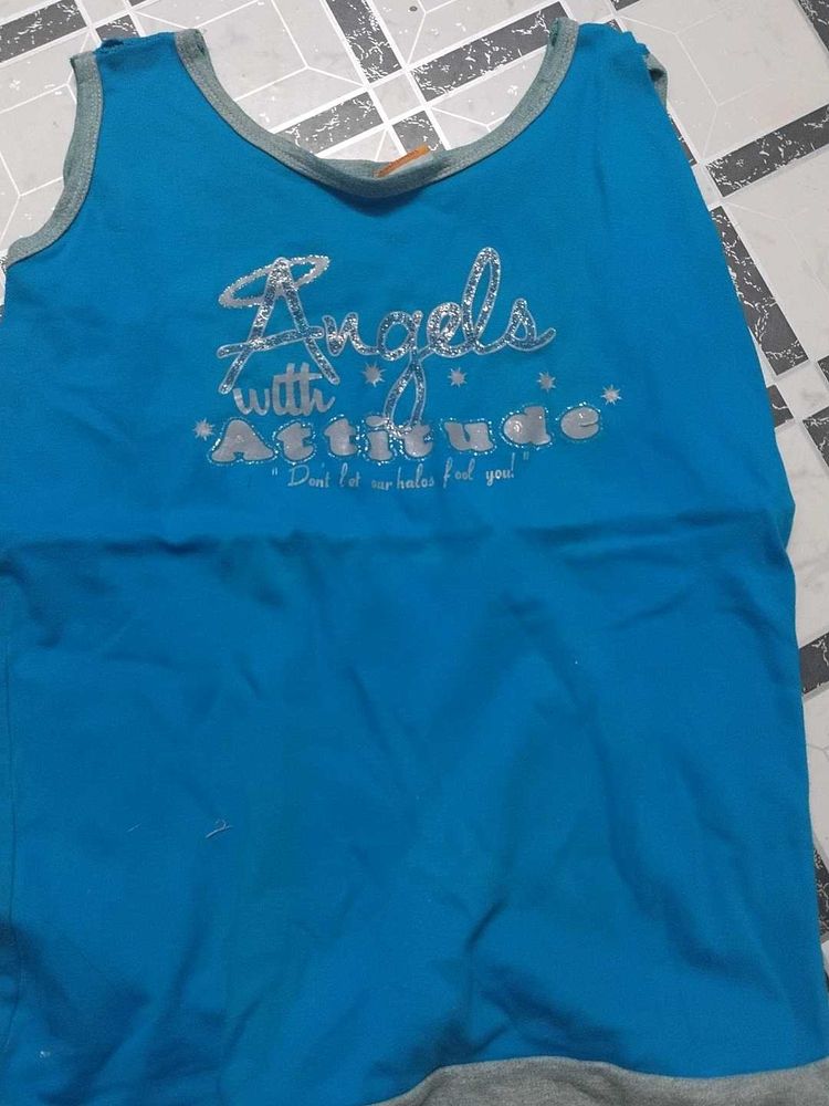 Blue "Angels with Attitude" Tank Top