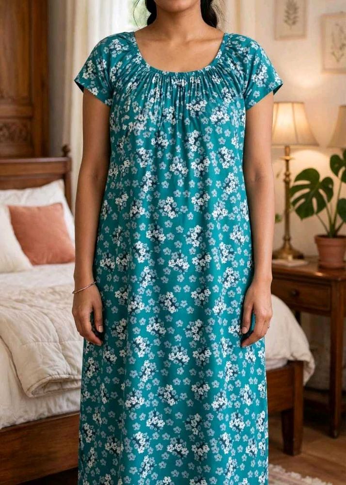 Comfortable Floral Nightgown