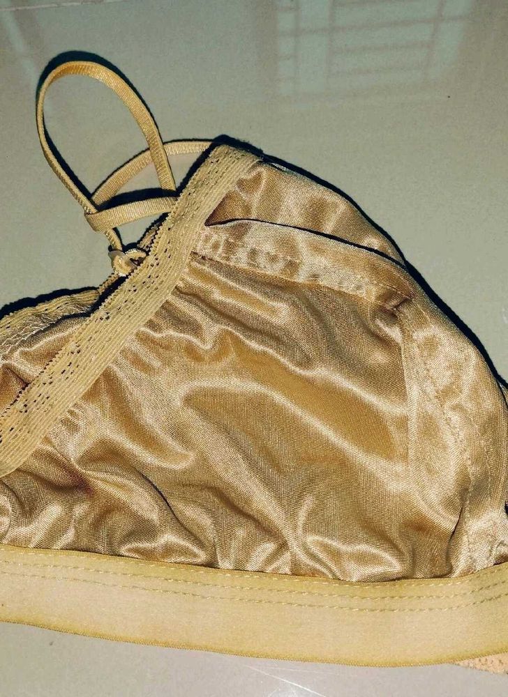 Satin bra
