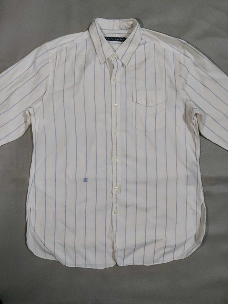 Classic Striped Button-Up Shirt