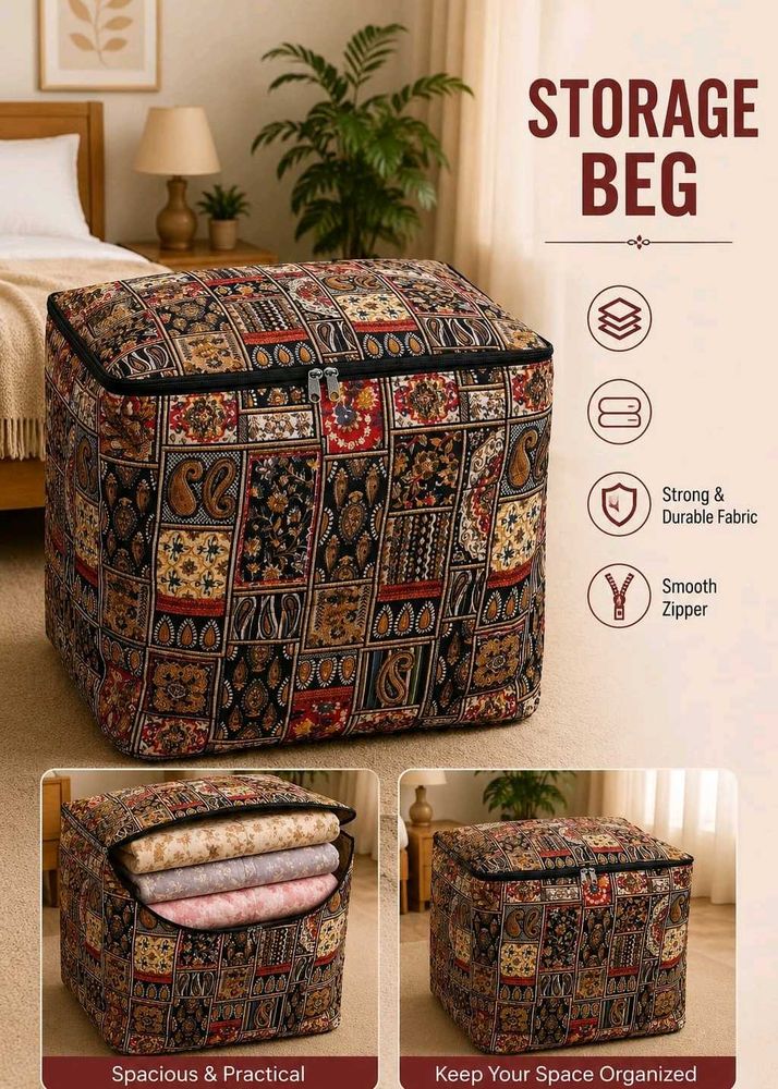 ✨💝Boho Patchwork Storage beg