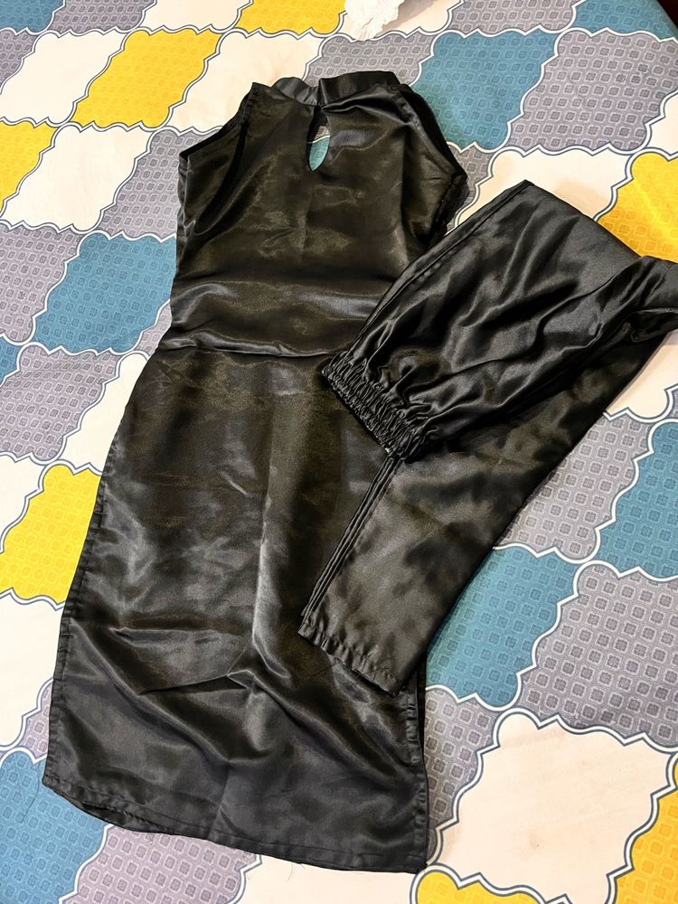 Elegant Black Kurta Set