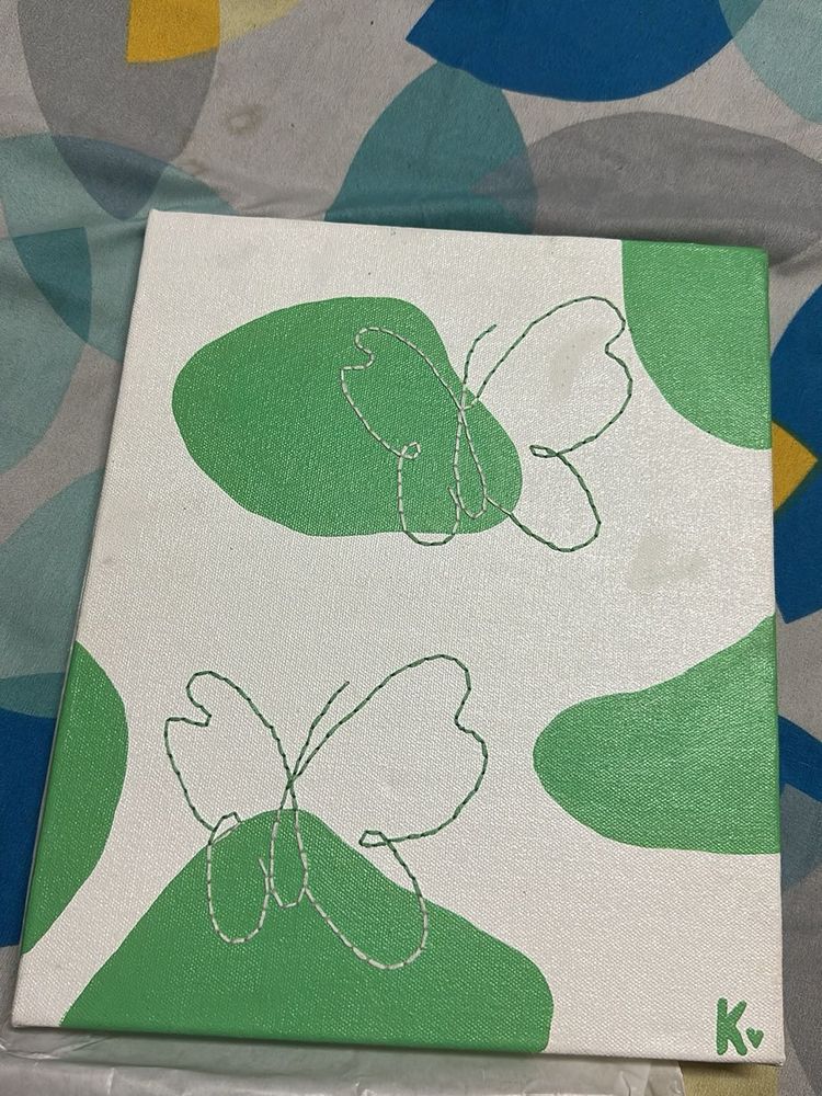 Butterfly threaded Artwork