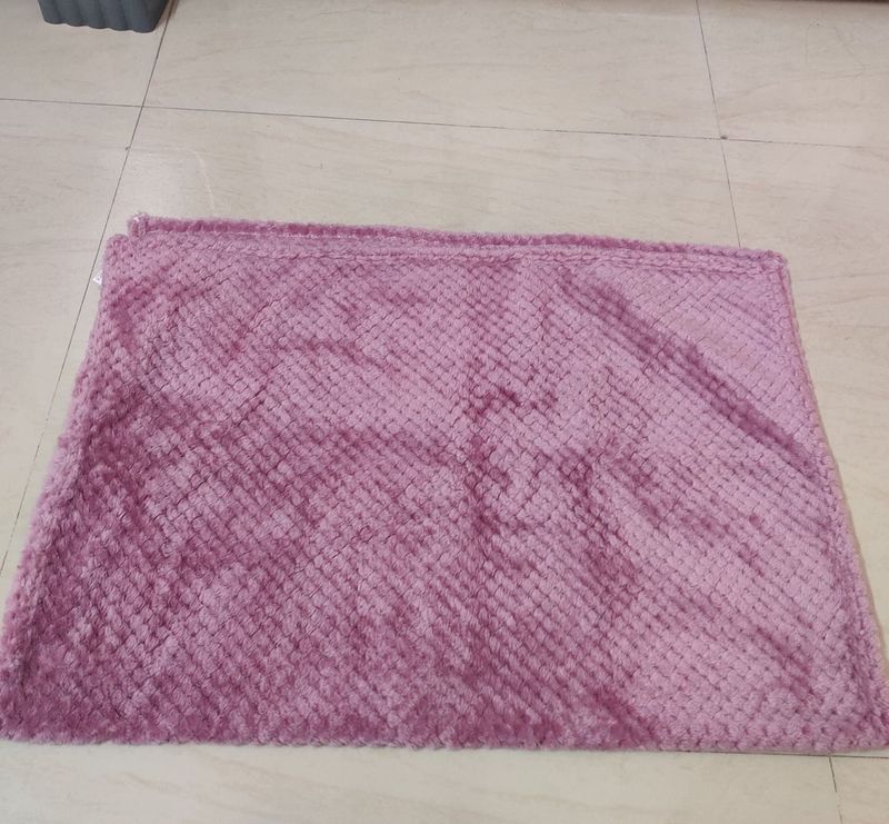 Lilac Fleece Baby  Blanket