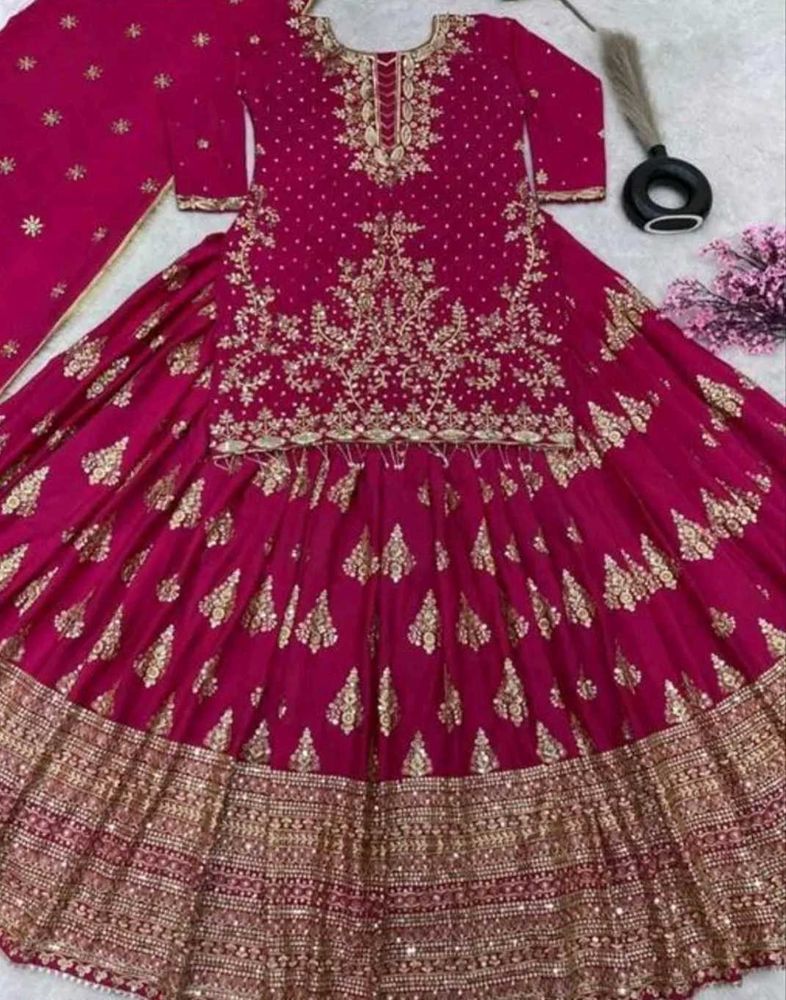 Heavy embroidery design Dress