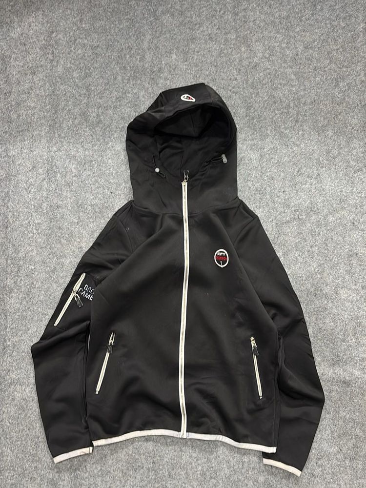 Men's Black Hooded Jacket
