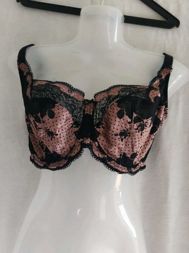 panache Elegant Floral Print Bra