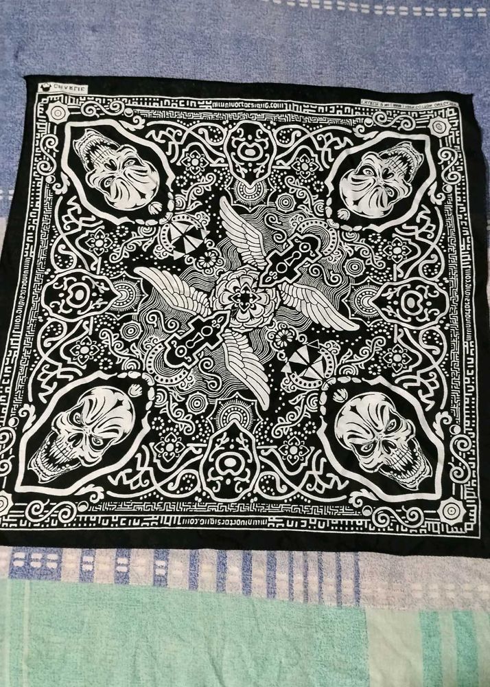 Unique Skull &amp; Wings Bandana Scarf (+free gift🎁)