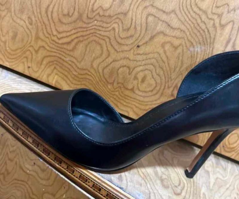 Chic Black D'Orsay Heels