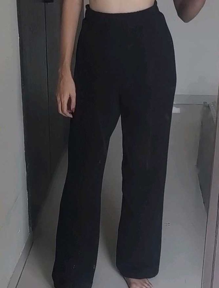 Black Wide Leg Trousers