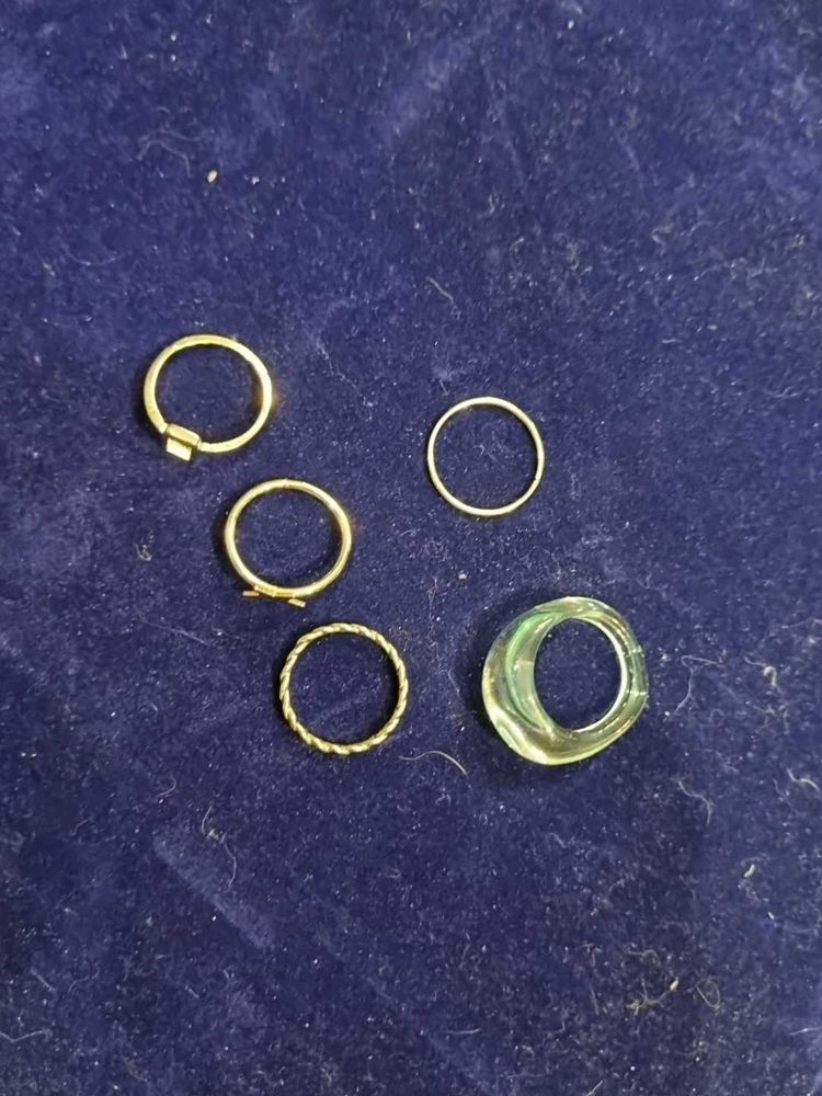 Set of 5 Rings
