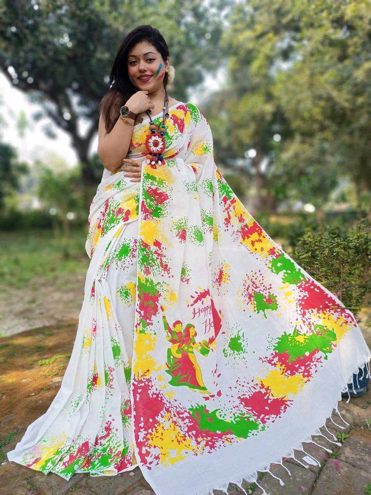 Elegant Holi Special Saree