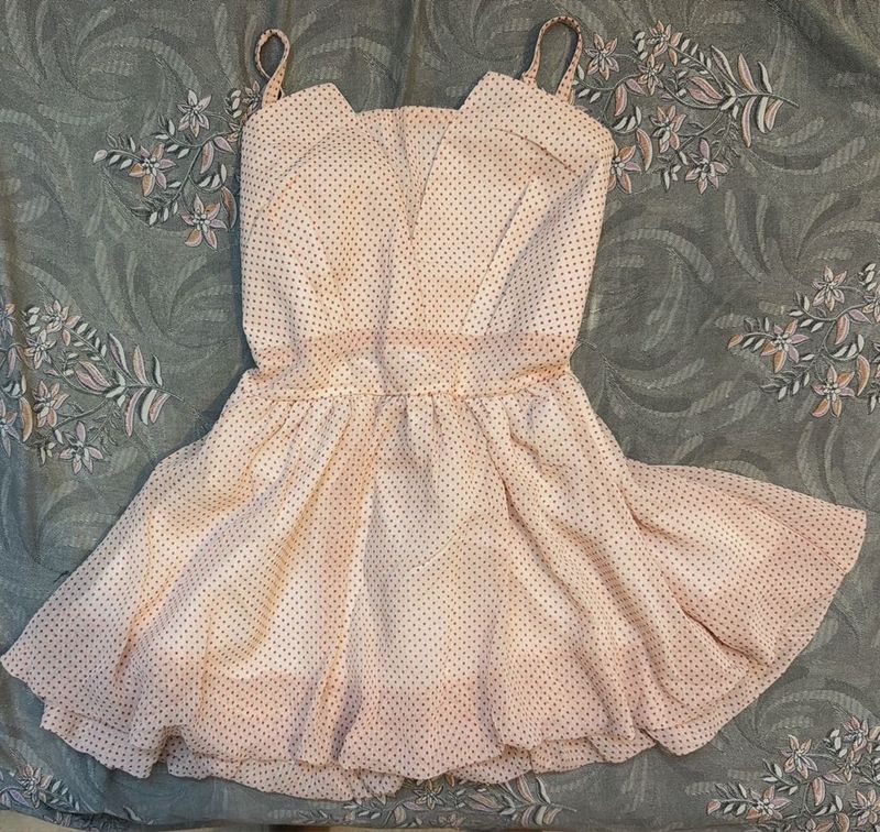 Chic Polka Dot Mini Dress