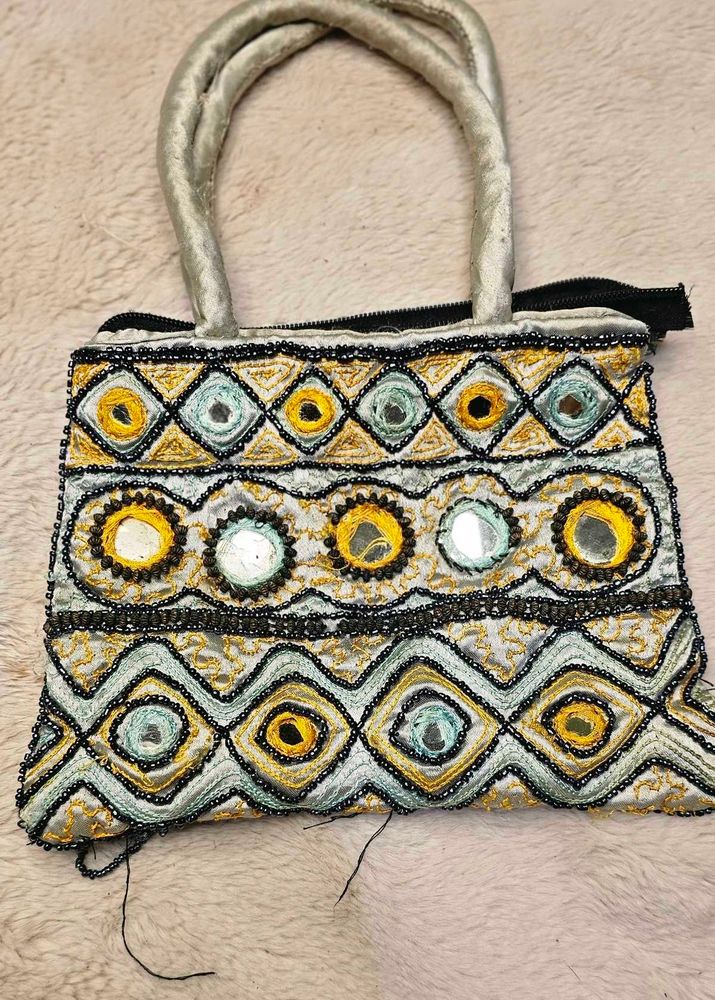 Embroidered Handbag