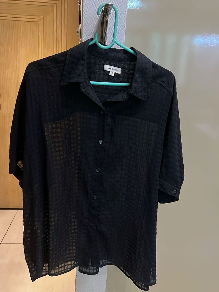 Black Loose Fit Shirt