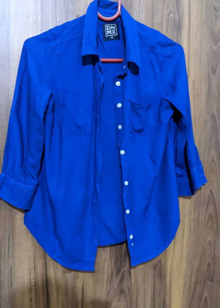 Deep Blue Shirt - XS