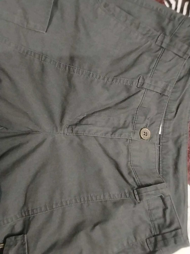 Grey Cargo Pants