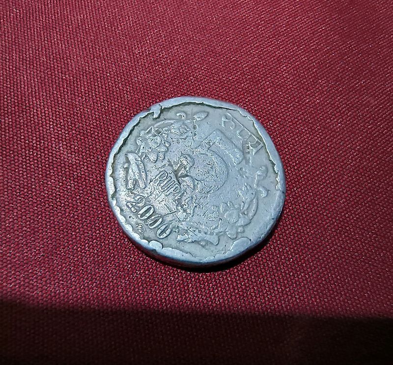 Deshape Error Coin 5 Rupees Old Issue, Rare Moscow