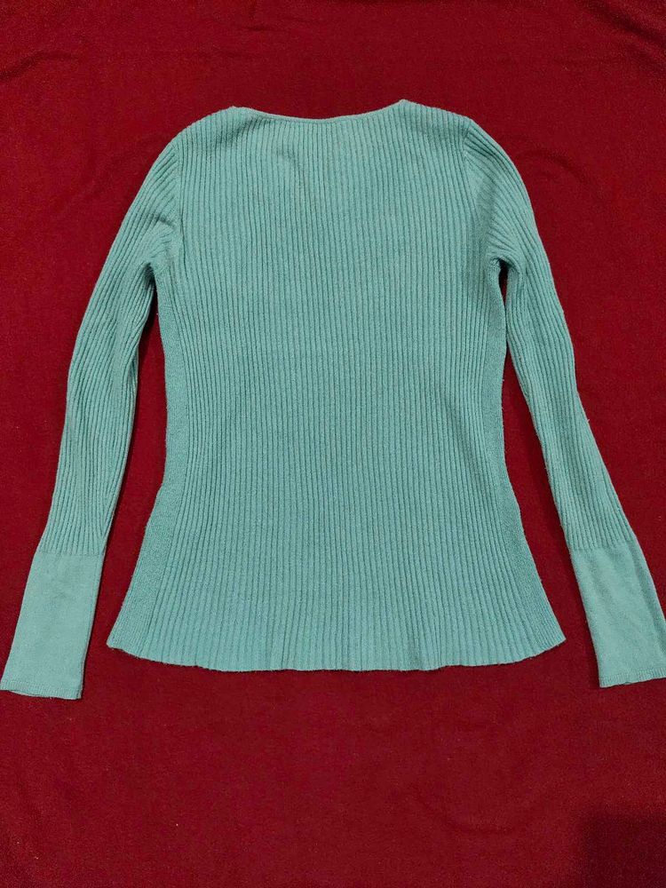 Winter Long Sleeves V Neck Top