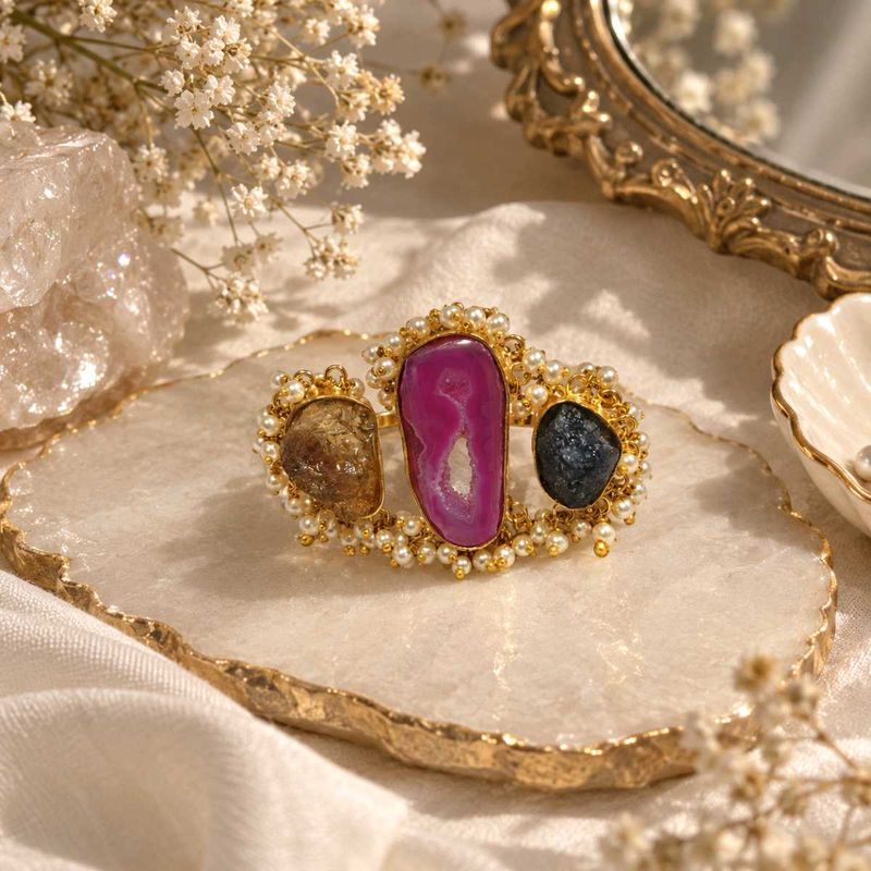 Boho Statement ring for ethnic wear
