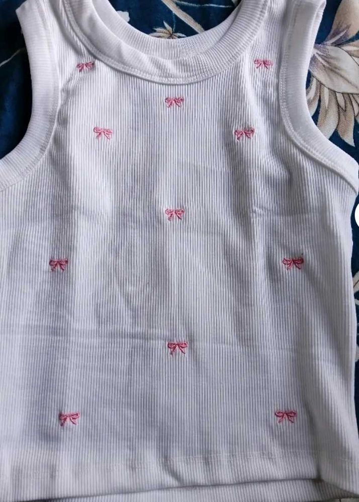 Blush Bow Tank🎀