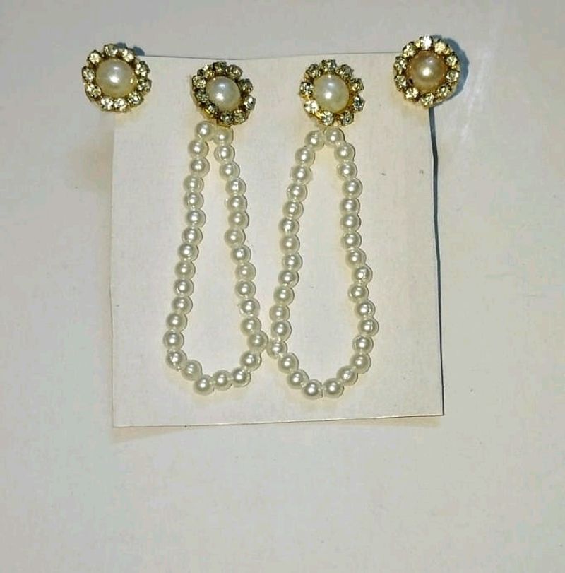 Earnings fancy unique Jadawi moti Two pair