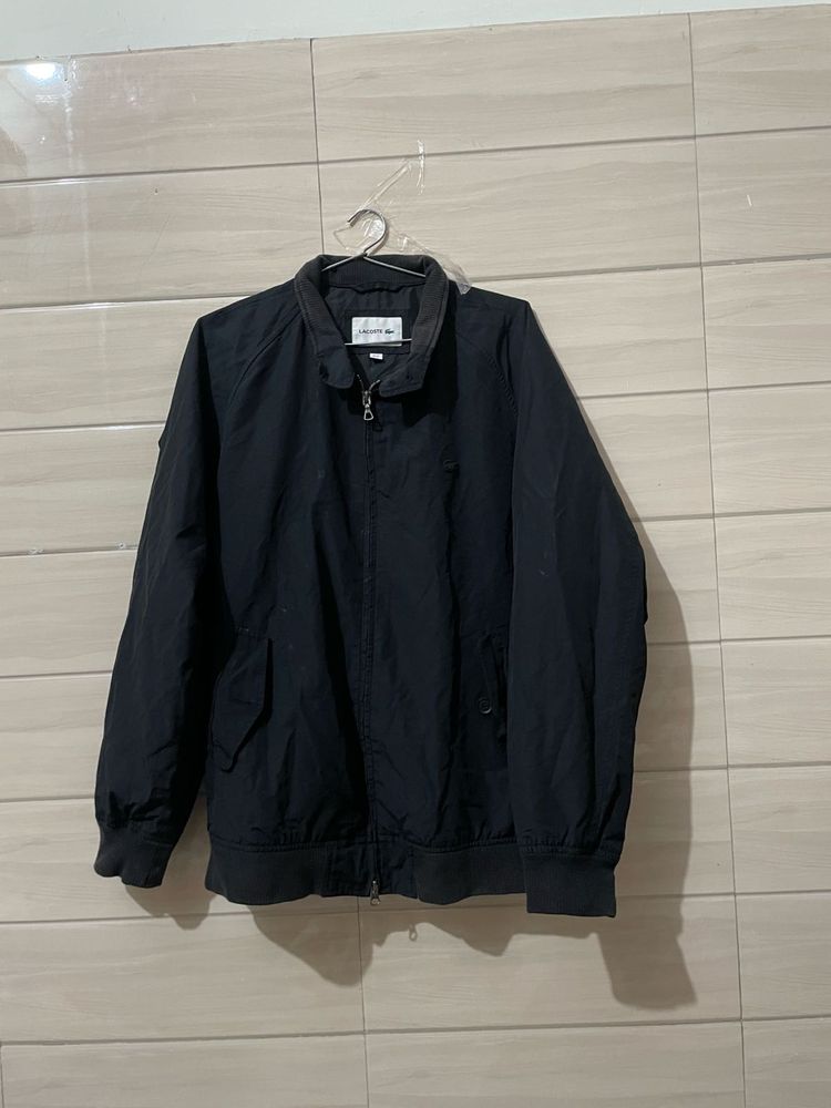 Original Lacoste Black Bomber Jacket