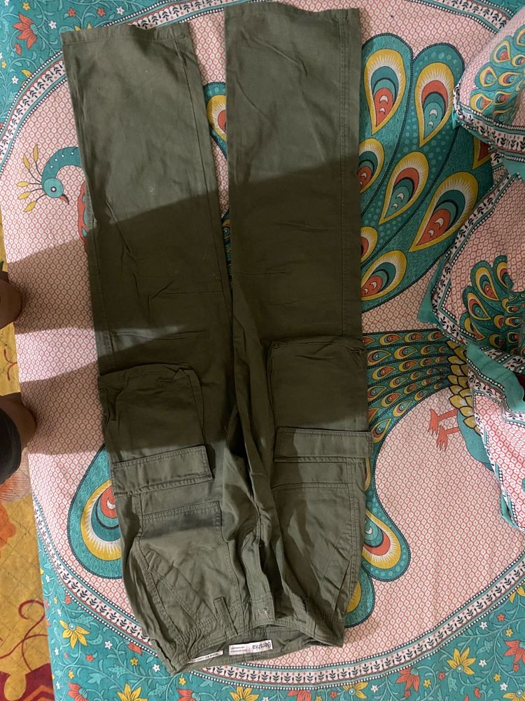 Olive Green Cargo Pants