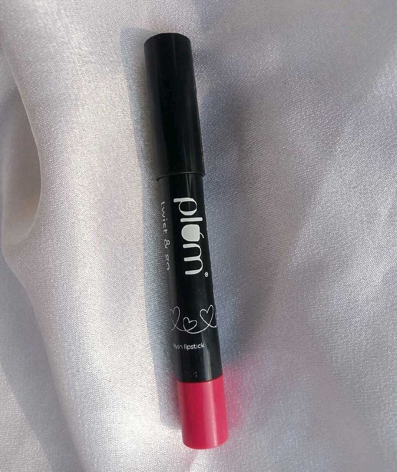 Plum Twist&amp;Go Matte Lipstick Shade(132 Perky Pink)