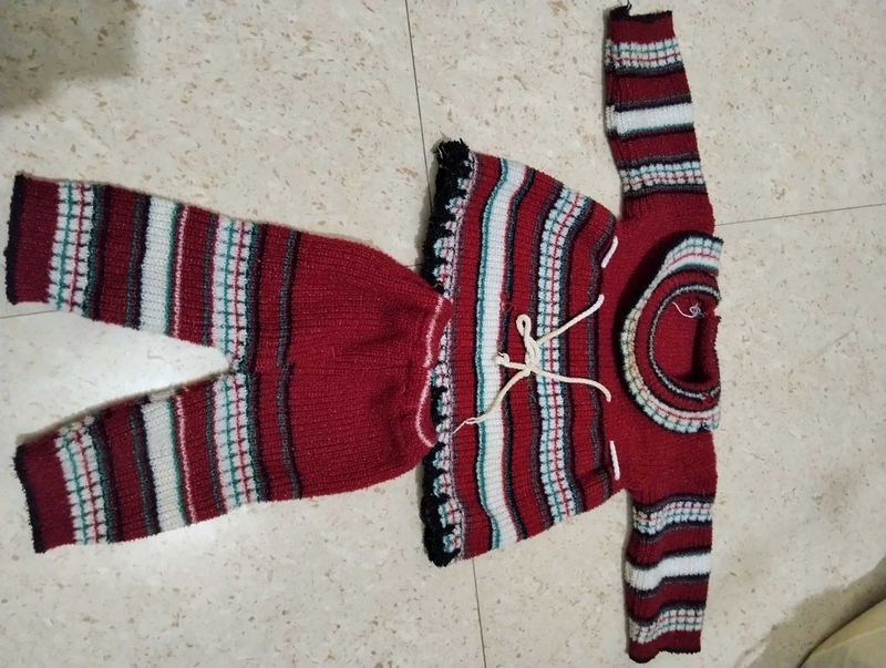 Cozy Striped Knit Set
