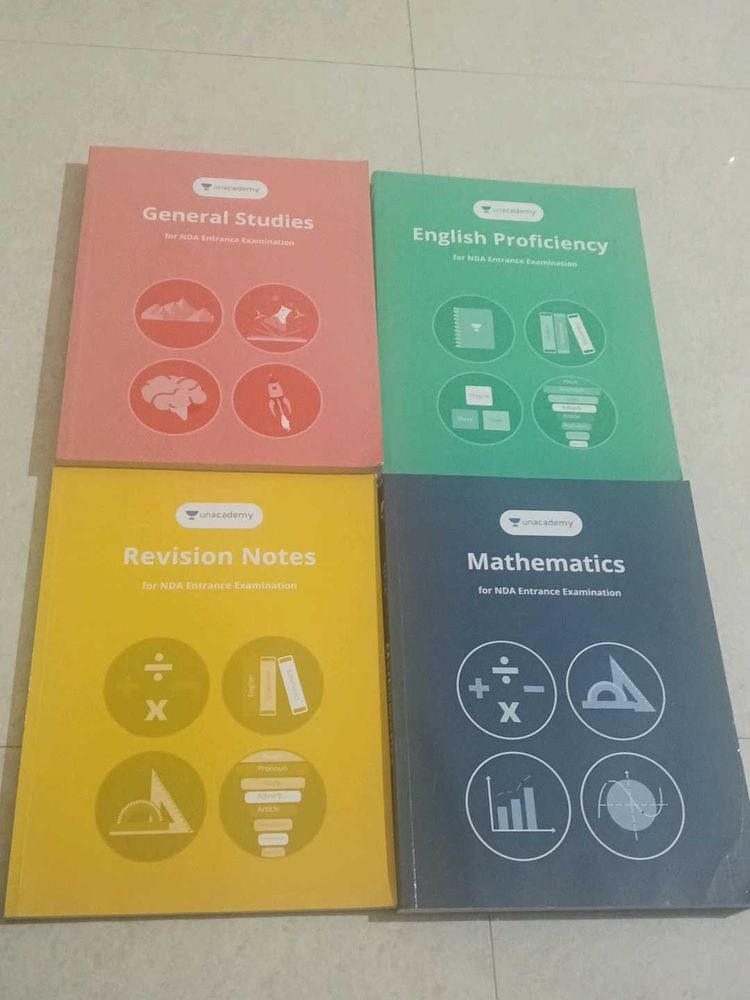 Unacademy NDA Exam Preparation Books Set